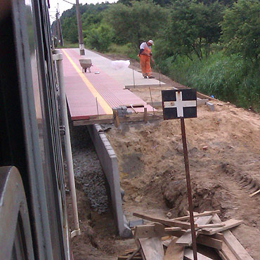 Przebudowa przystanku osobowego w Stawnie