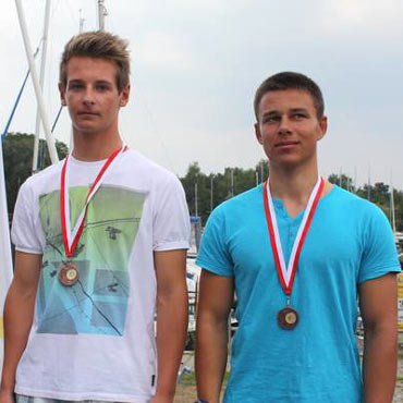 Damian Jask�lski i Adam Sikora wicemistrzami Polski w olimpijskiej kasie 470 w kategorii m�odzie�owiec