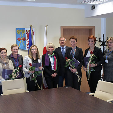 Uroczyste wręczenie aktów nadania stopnia awansu zawodowego nauczycielom powiatowych placówek oświatowych