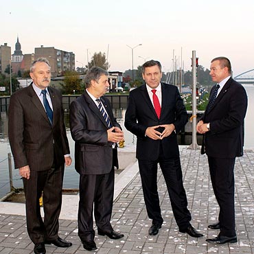 Wicepremier Janusz Piechociński z wizytą w Wolinie