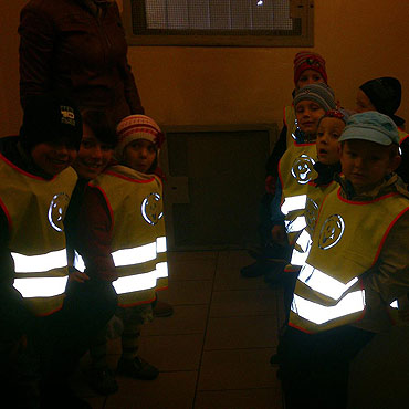 Przedszkolaki na komendzie