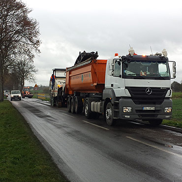 Remont drogi na odcinku Kamie� Pomorski - �wierzno