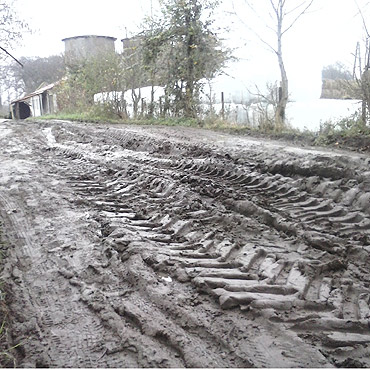 Droga w Sulikowie w fatalnym stanie