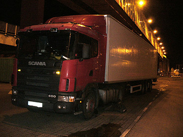 Kradzione auta były w chłodni