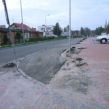 Przebudowa ulicy Woli�skiej w Kamieniu Pomorskim  nie jest zako�czona