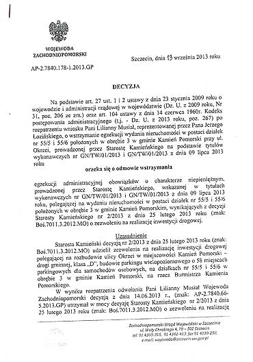 Wracaj�c do sprawy: Czy mieszkaniec wygra� w s�dzie z gmin�