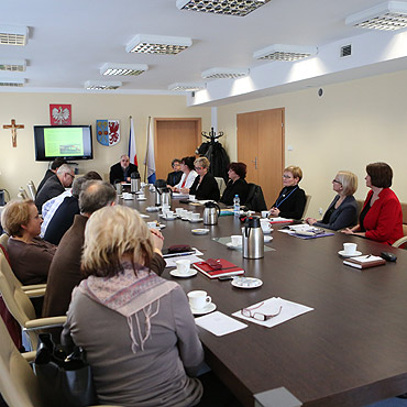 Posiedzenie komisji do spraw zbudowania strategii o�wiatowej na lata 2013-2020 w Kamieniu Pomorskim
