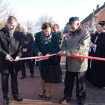 Otwarcie dr�g we Wrzosowie