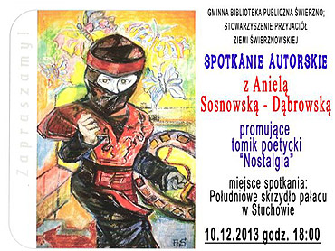 Spotkanie autorskie z Aniel� Sosnowsk�-D�browsk� w bibliotece w �wierznie