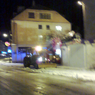 W Kamieniu Pomorskim pogotowie zimowego od�nie�ania zadzia�a�o