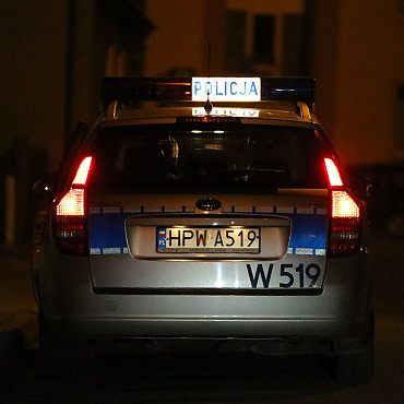 Auto dachowa�o na trasie Margowo- Chomino