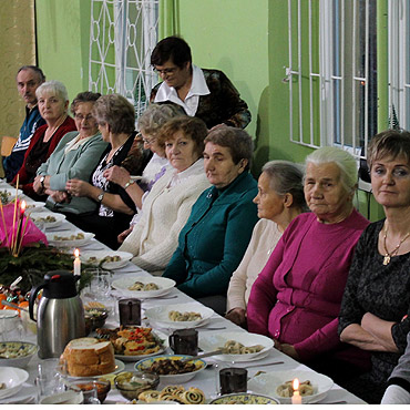 Wigilia senior�w w Gostyniu