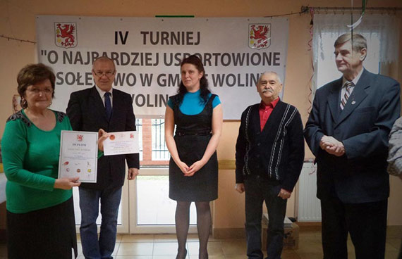 Koniewo najbardziej usportowionym sołectwem w gminie Wolin