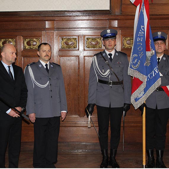 Ślubowanie nowych policjantów. Jeden z nich zasili szeregi kamieńskiej policji