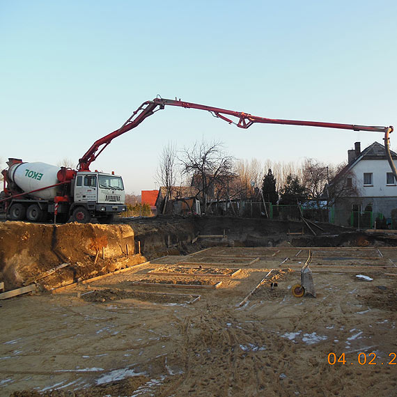 Wylano fundamenty pod nowym centrum Kamienia Pomorskiego