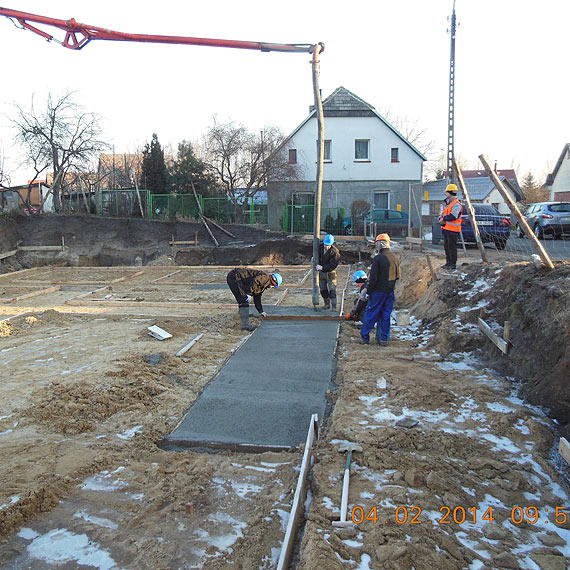 Wylano fundamenty pod nowym centrum Kamienia Pomorskiego