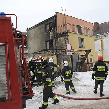 Dziwnów: Całkowicie spaliła się smażalnia ryb