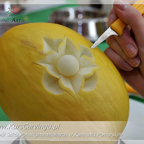 Uczniowie Zespo�u Szk� Ponadgimnazjalnych w Kamieniu Pomorskim od mistrz�w uczyli si� carvingu