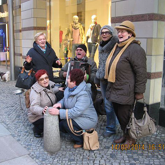 Słuchacze z Uniwersytetu Trzeciego Wieku na wyspie Rugia