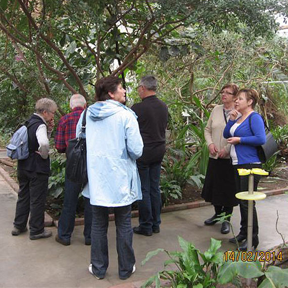 Słuchacze z Uniwersytetu Trzeciego Wieku na wyspie Rugia