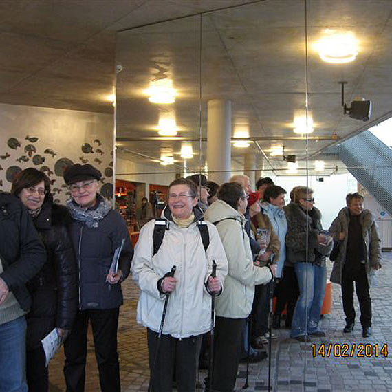 Słuchacze z Uniwersytetu Trzeciego Wieku na wyspie Rugia