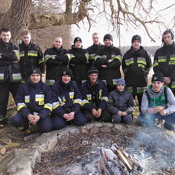 Ćwiczenia strażaków z Ochotniczej Straży Pożarnej w Golczewie