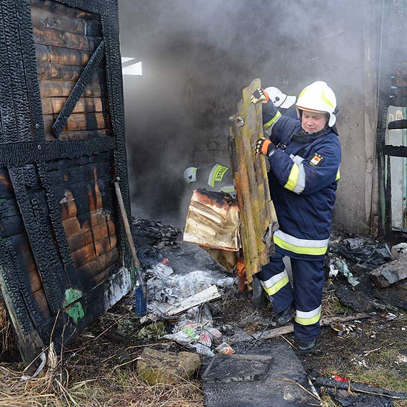 Strażacy ugasili ogień w centrum Międzyzdrojów
