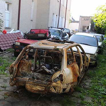 Z�omowisko w centrum miasta