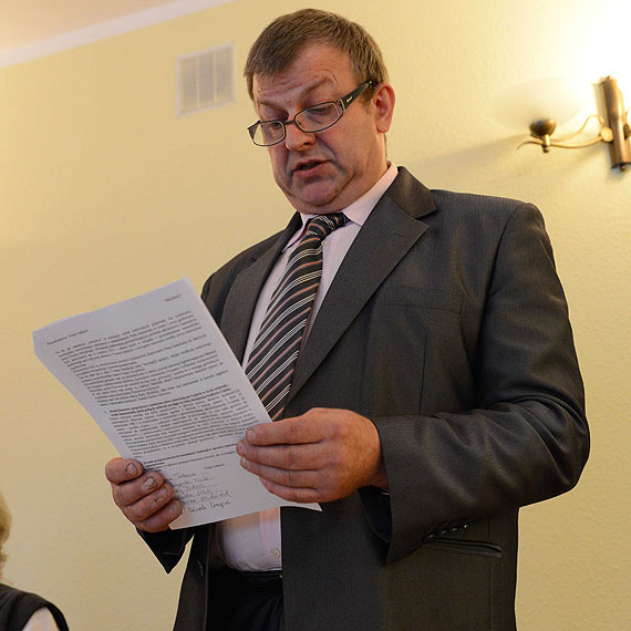 W Golczewie polowanie z nagonk� na burmistrza. Zobacz zdj�cia!