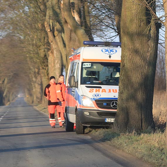 Seria kolizji w powiecie kamieńskim. Wszystkiemu winna śliska nawierzchnia