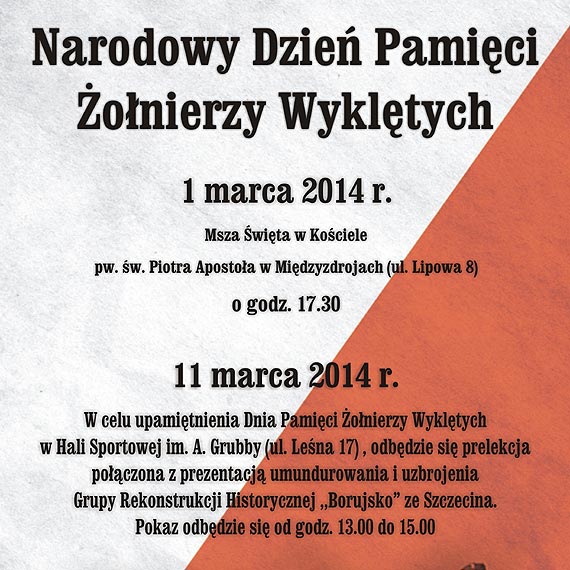 Narodowy Dzień Pamięci ,,Żołnierzy Wyklętych” w Międzyzdrojach