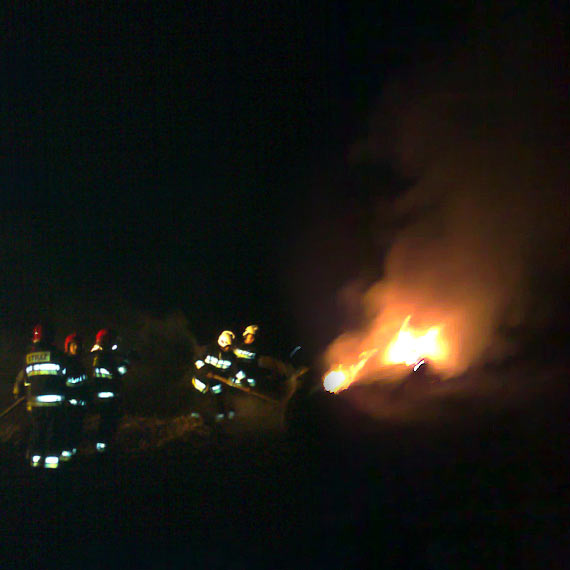 Kolejny pożar w gminie Kamień Pomorski