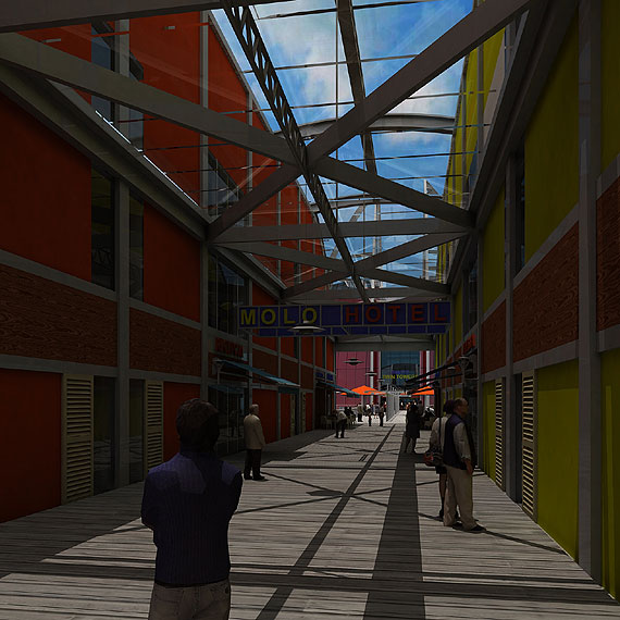 Nowa wizja architektoniczna molo w Mi�dzyzdrojach